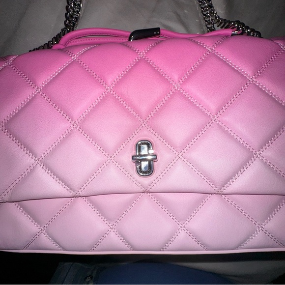 Marc Jacobs Pink Ombre Quilted Shoulder Bag - Picture 11 of 16